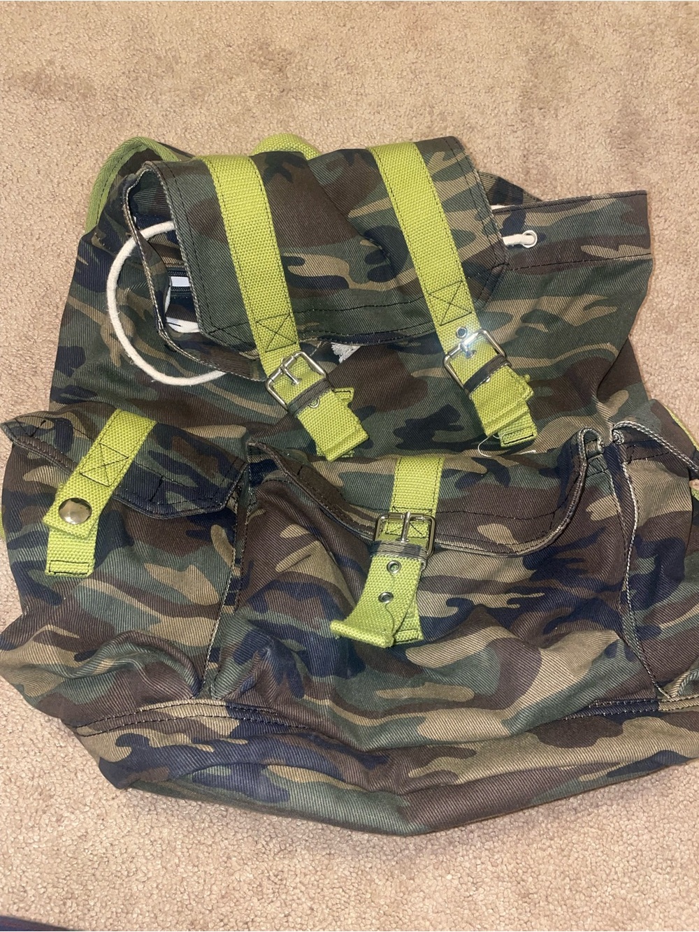 The Urban Outfitters Camo Army Backpack